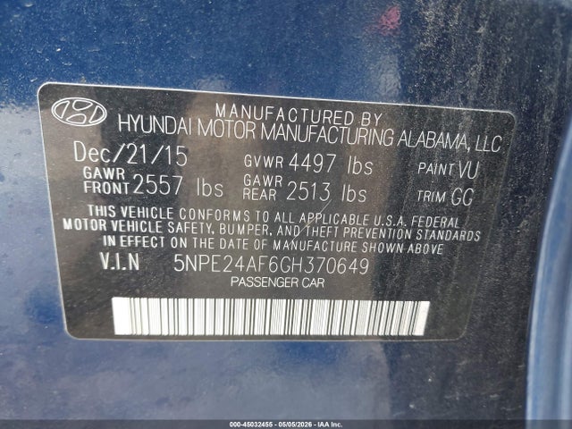 Hyundai SONATA Se