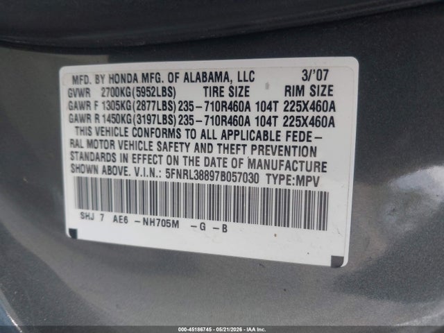 Honda Odyssey Touring