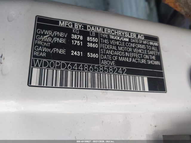 Dodge Sprinter Van 2500 Hc