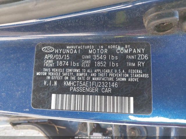 Hyundai ACCENT Gs