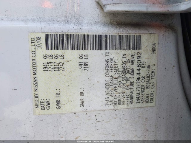 Nissan Altima 2.5 S
