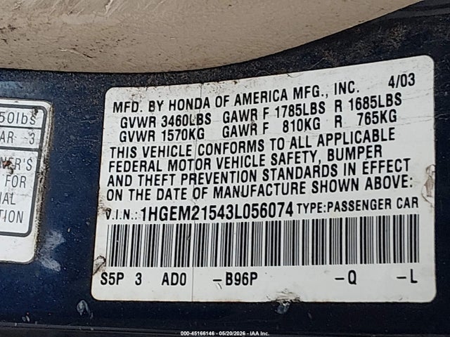 Honda Civic Lx
