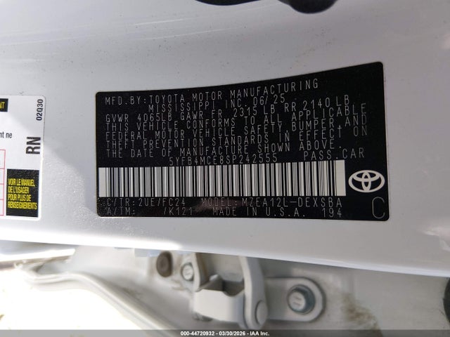 Toyota Corolla Fx