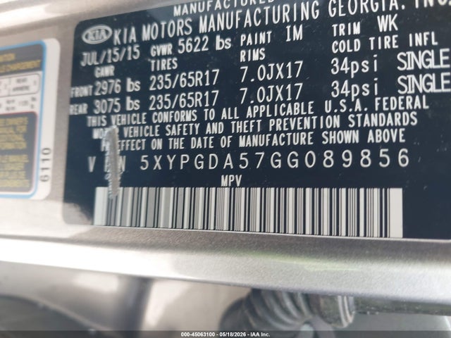 Kia Sorento 3.3l Lx
