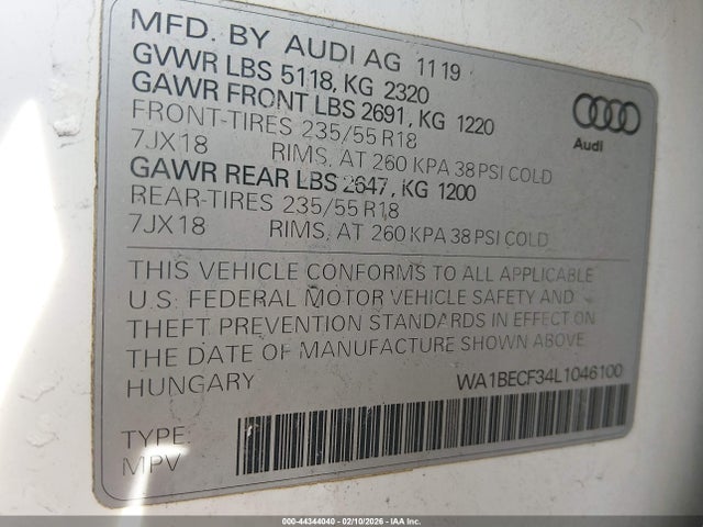 Audi Q3 Premium Plus 45 Tfsi Quattro Tiptronic