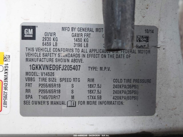 GMC Acadia Sle-1