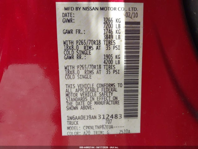 Nissan Titan Se