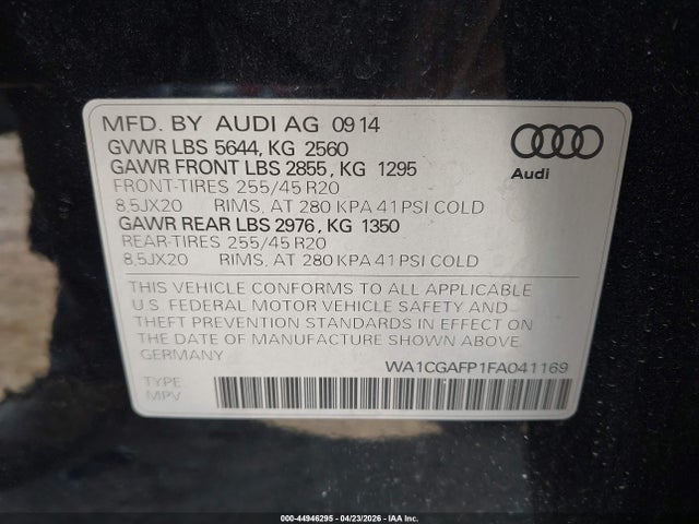 Audi Sq 3.0t Premium Plus