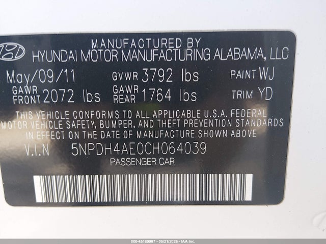 Hyundai ELANTRA Gls