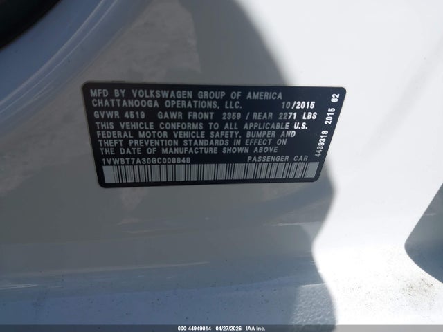 Volkswagen Passat 1.8t Se