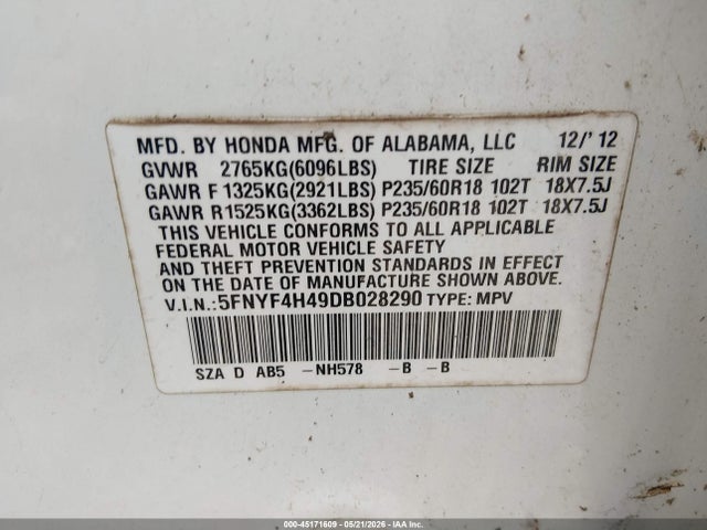 Honda Pilot Ex