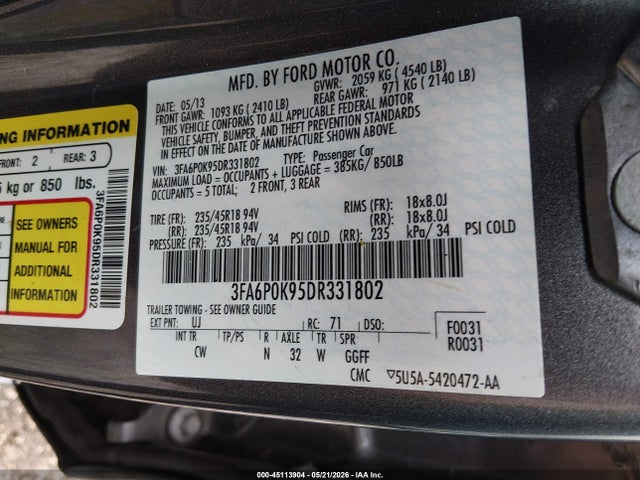 Ford Fusion Titanium