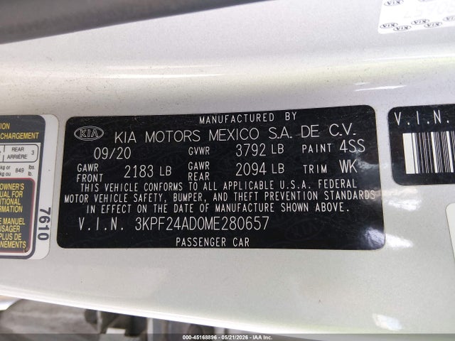 Kia Forte Lxs