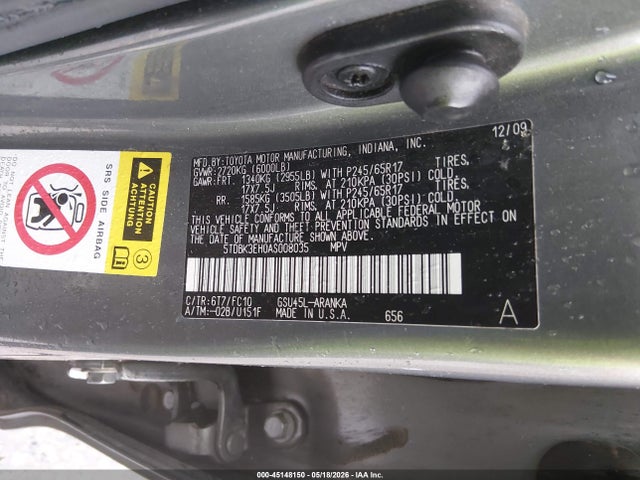 Toyota Highlander Base V6