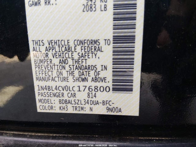 Nissan Altima Sr Fwd