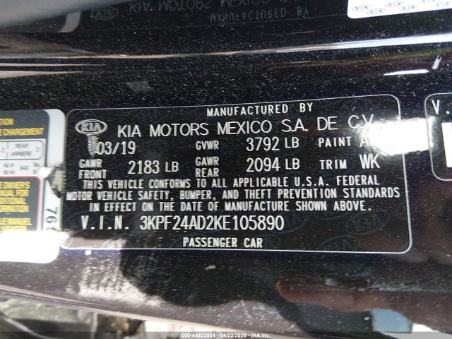 Kia Forte Lxs