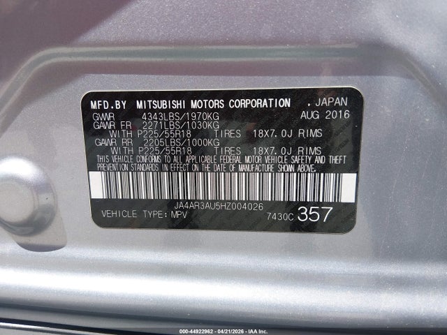 Mitsubishi Outlander 2.0 Le