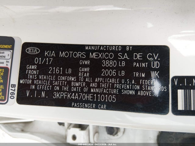 Kia Forte Lx