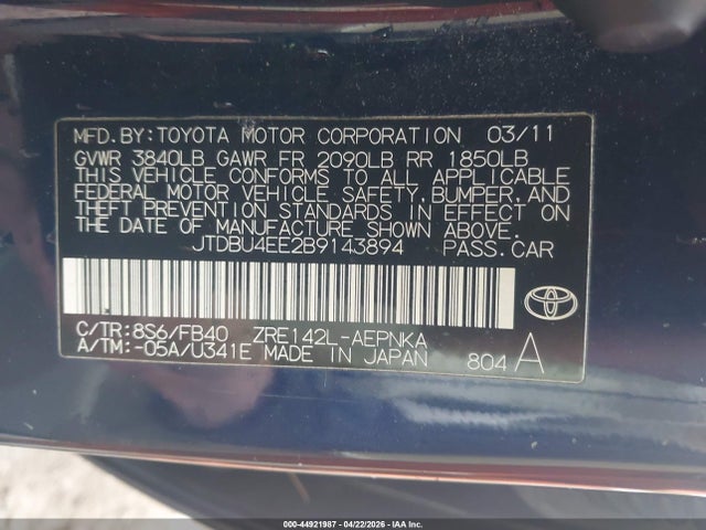 Toyota Corolla Le