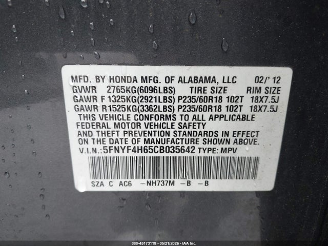 Honda Pilot Ex-l