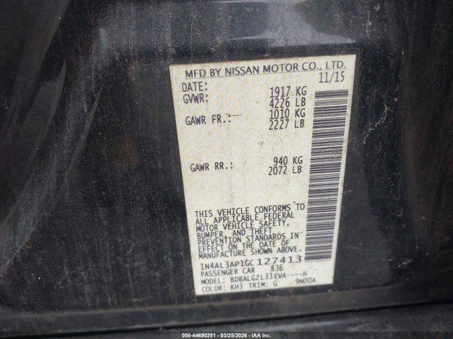 Nissan Altima 2.5 S