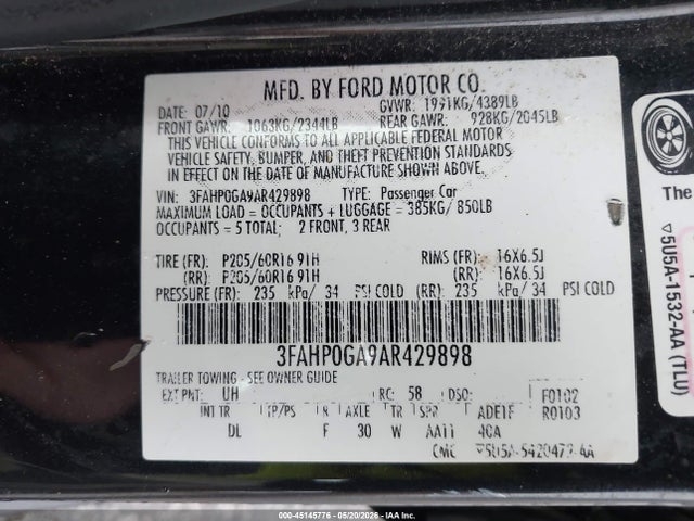 Ford Fusion S