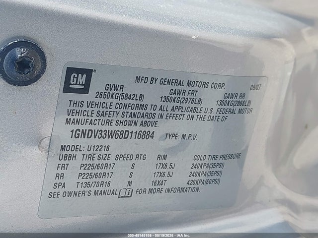 Chevrolet Uplander Lt