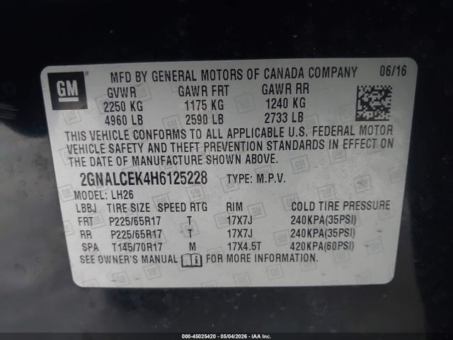 Chevrolet Equinox Lt