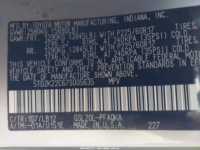 Toyota Sienna
