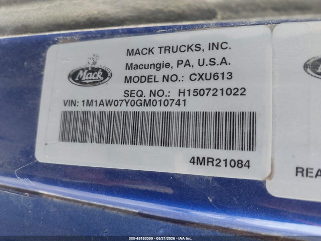 Mack 600 Cxu600