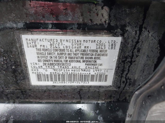 Nissan Sentra Sv Xtronic Cvt