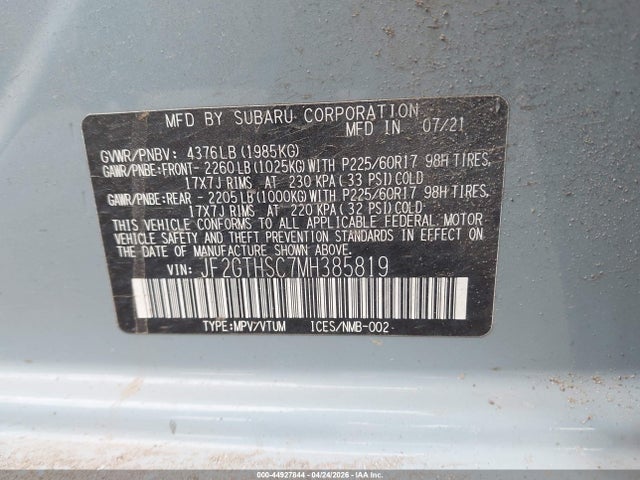 Subaru Crosstrek Sport