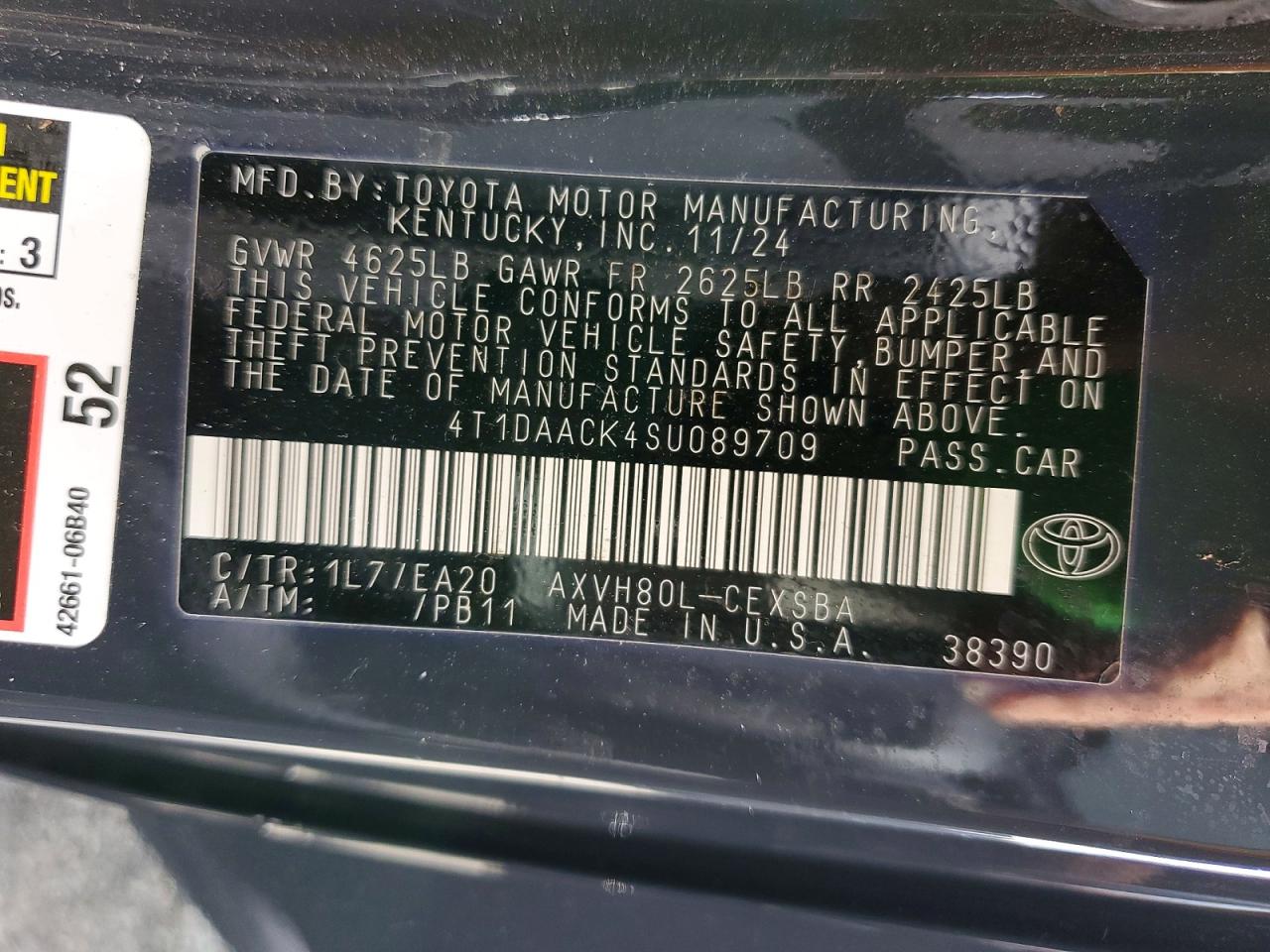 Toyota Camry Se