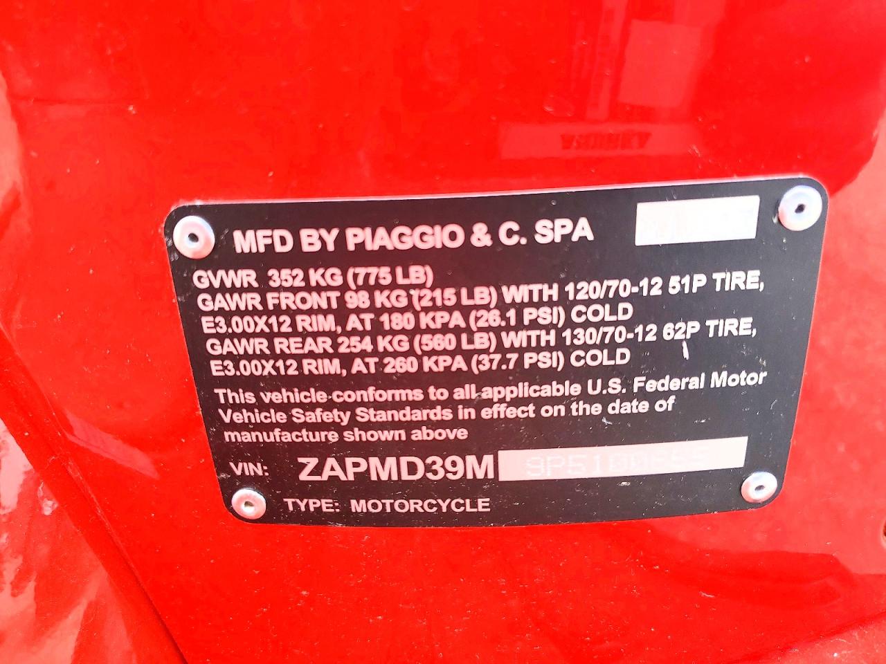 Vespa Gts Sei Giorni 300