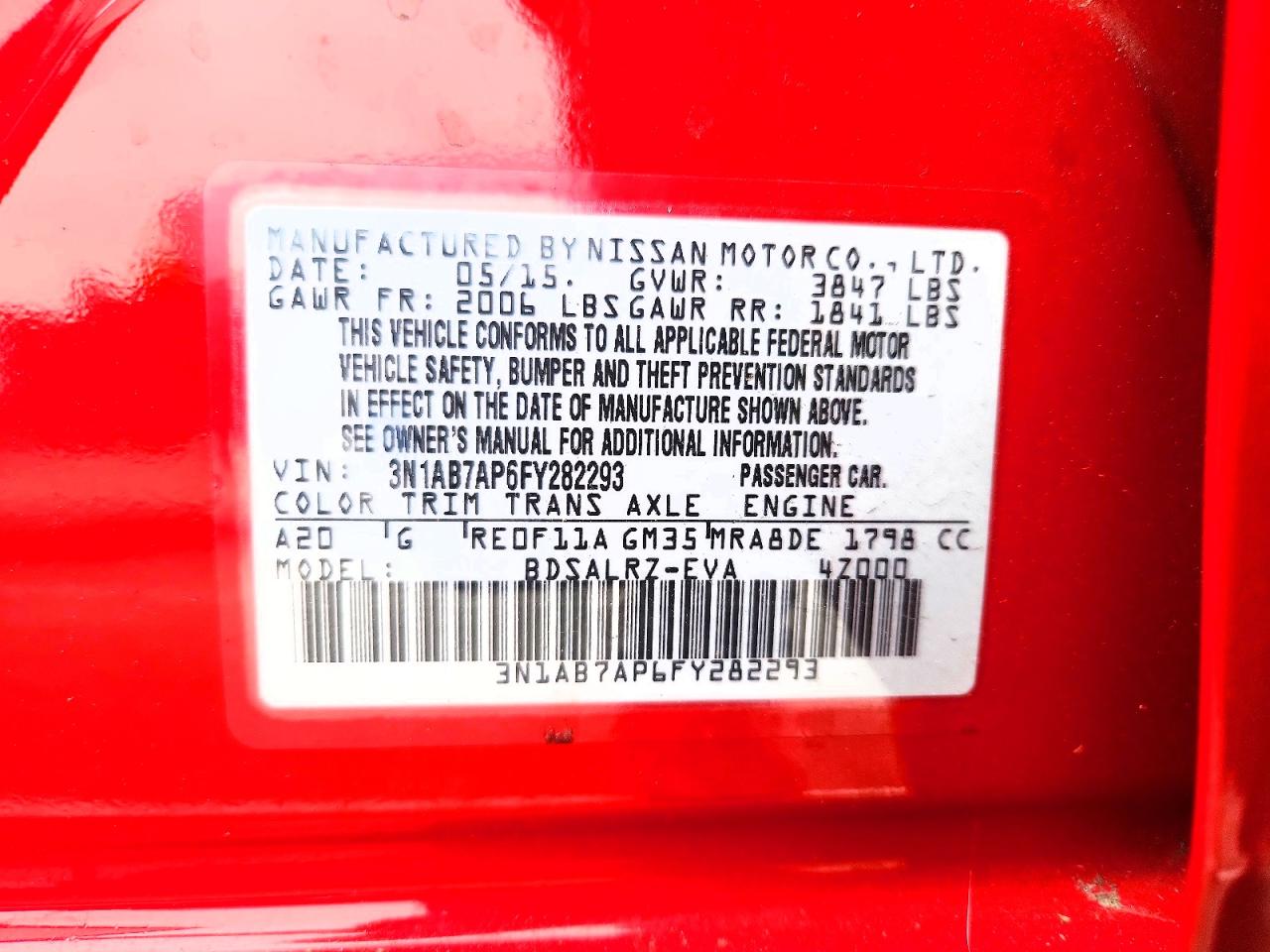 Nissan Sentra Sr