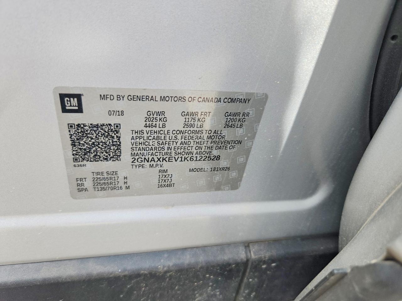 Chevrolet Equinox Lt