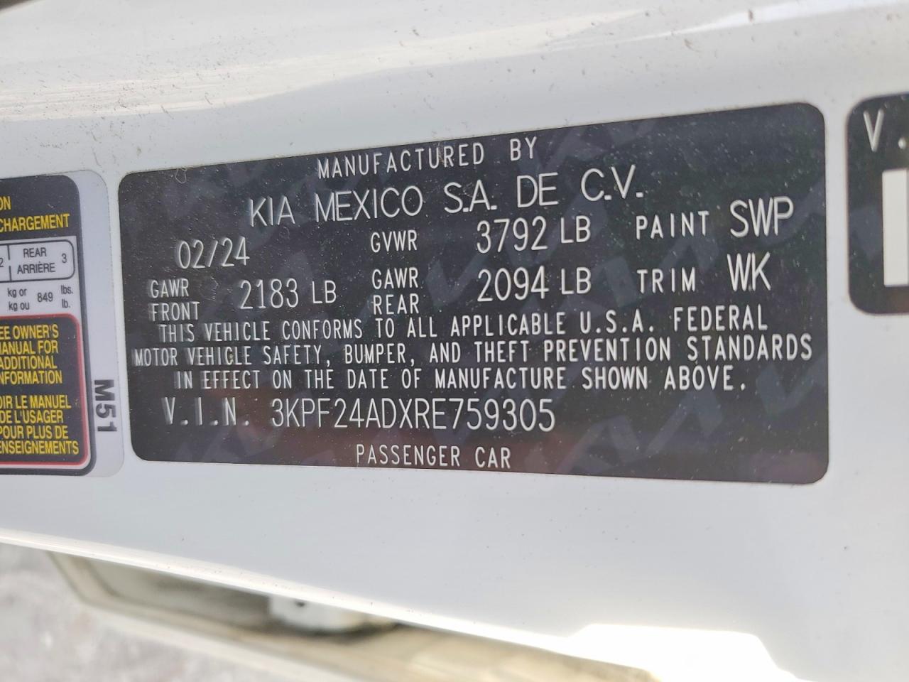 Kia Forte Lxs