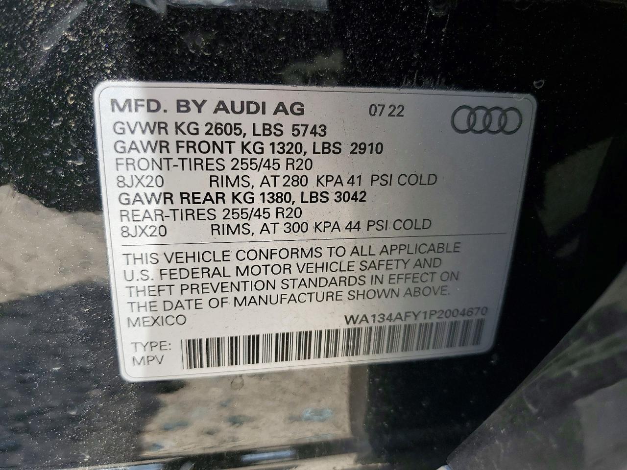 Audi Sq Sportback Prestige