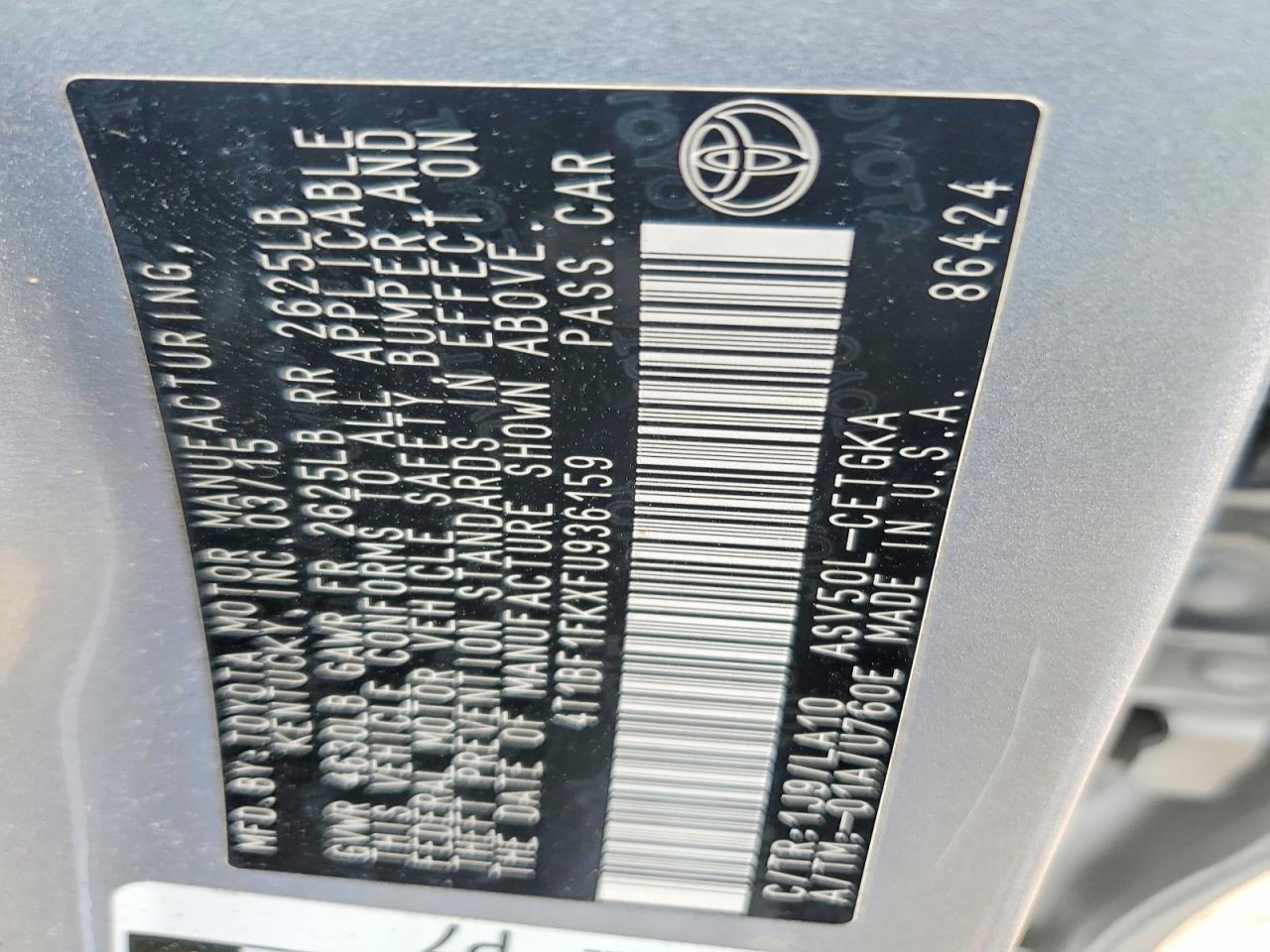 Toyota Camry Xle