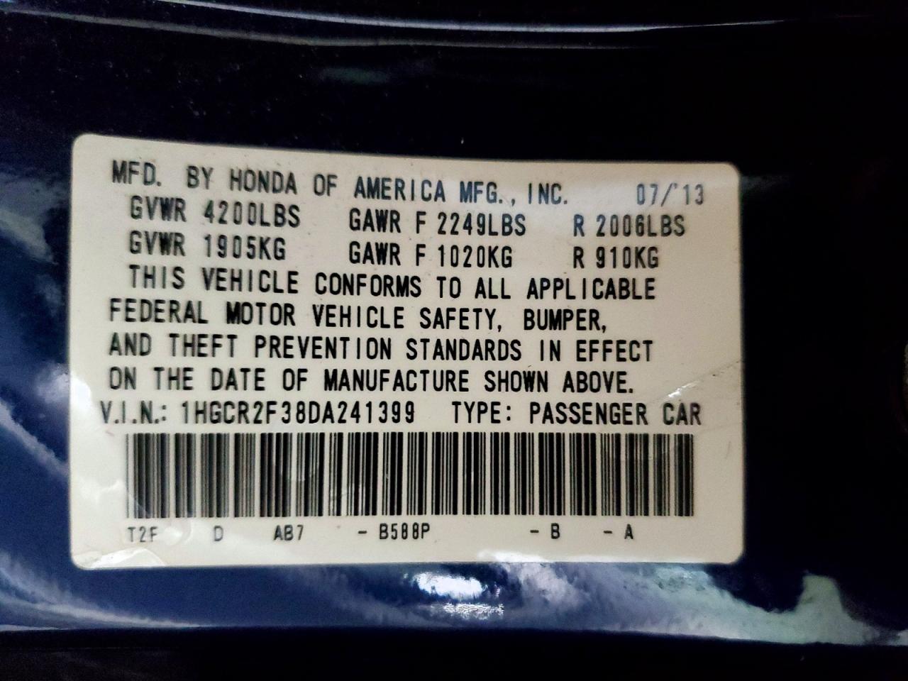 Honda Accord Lx