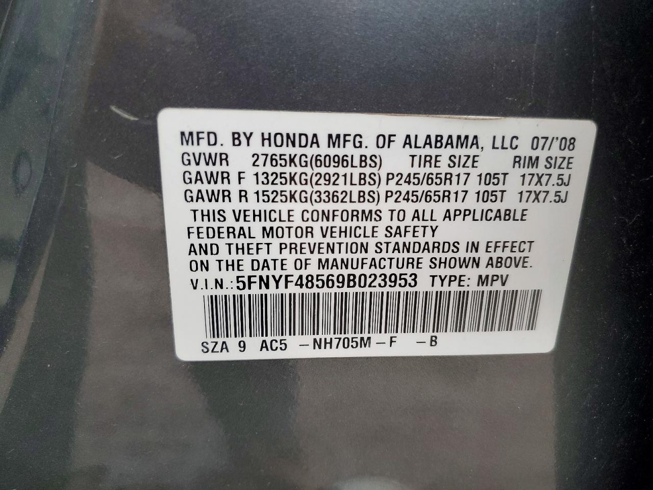 Honda Pilot Exl