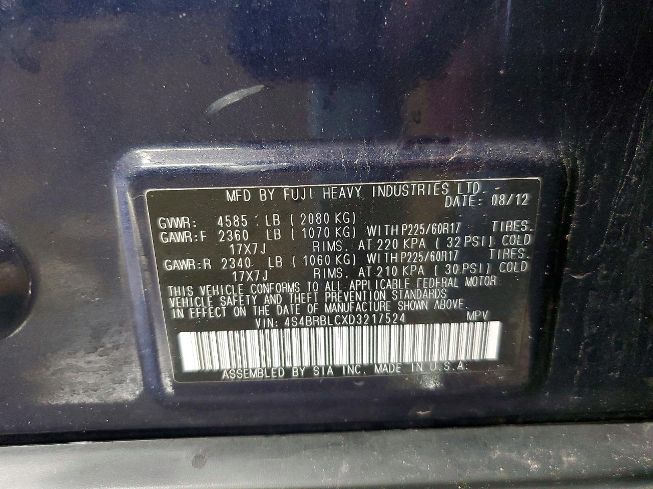 Subaru Legacy 2.5i Limited