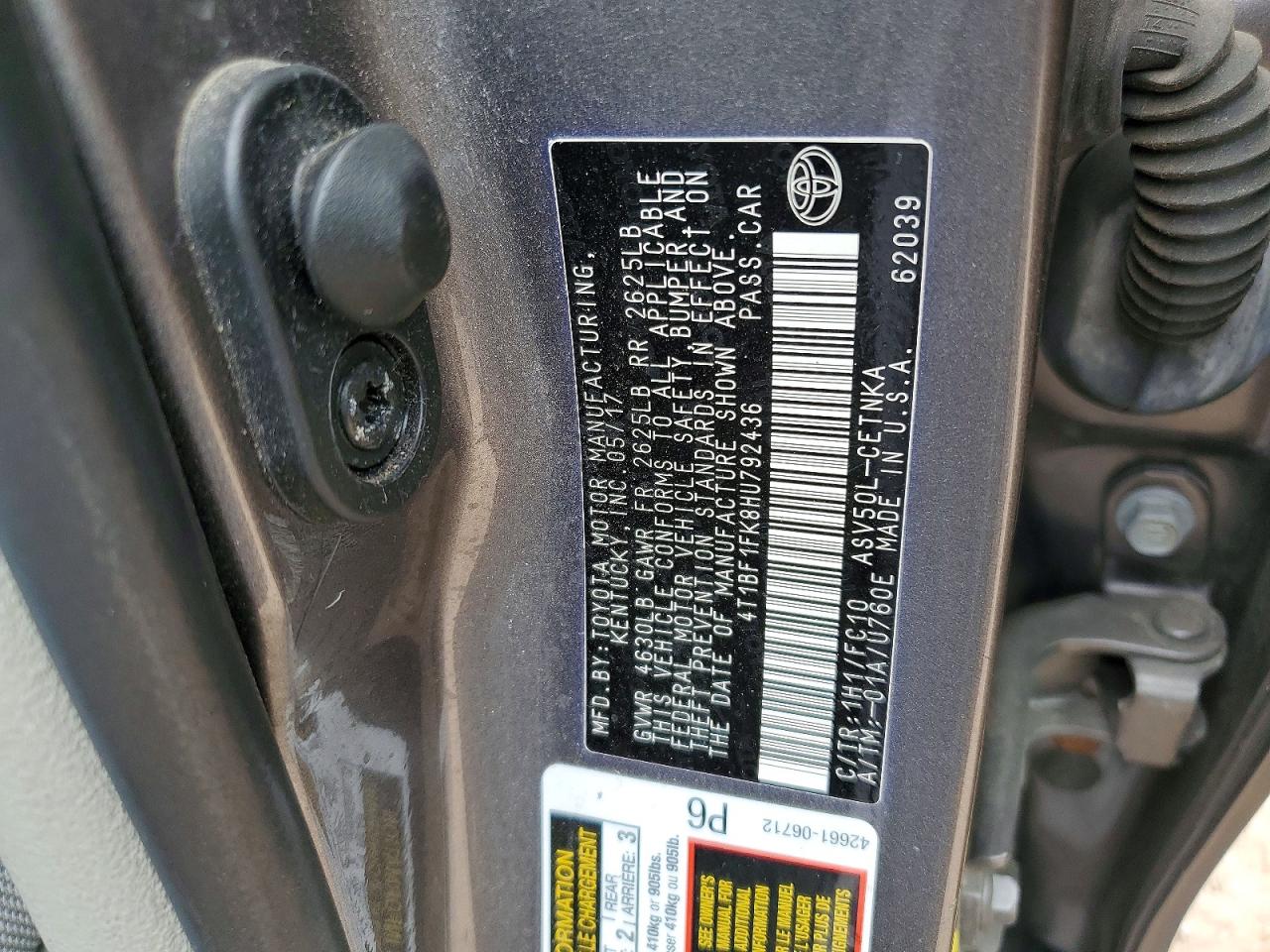 Toyota Camry Le