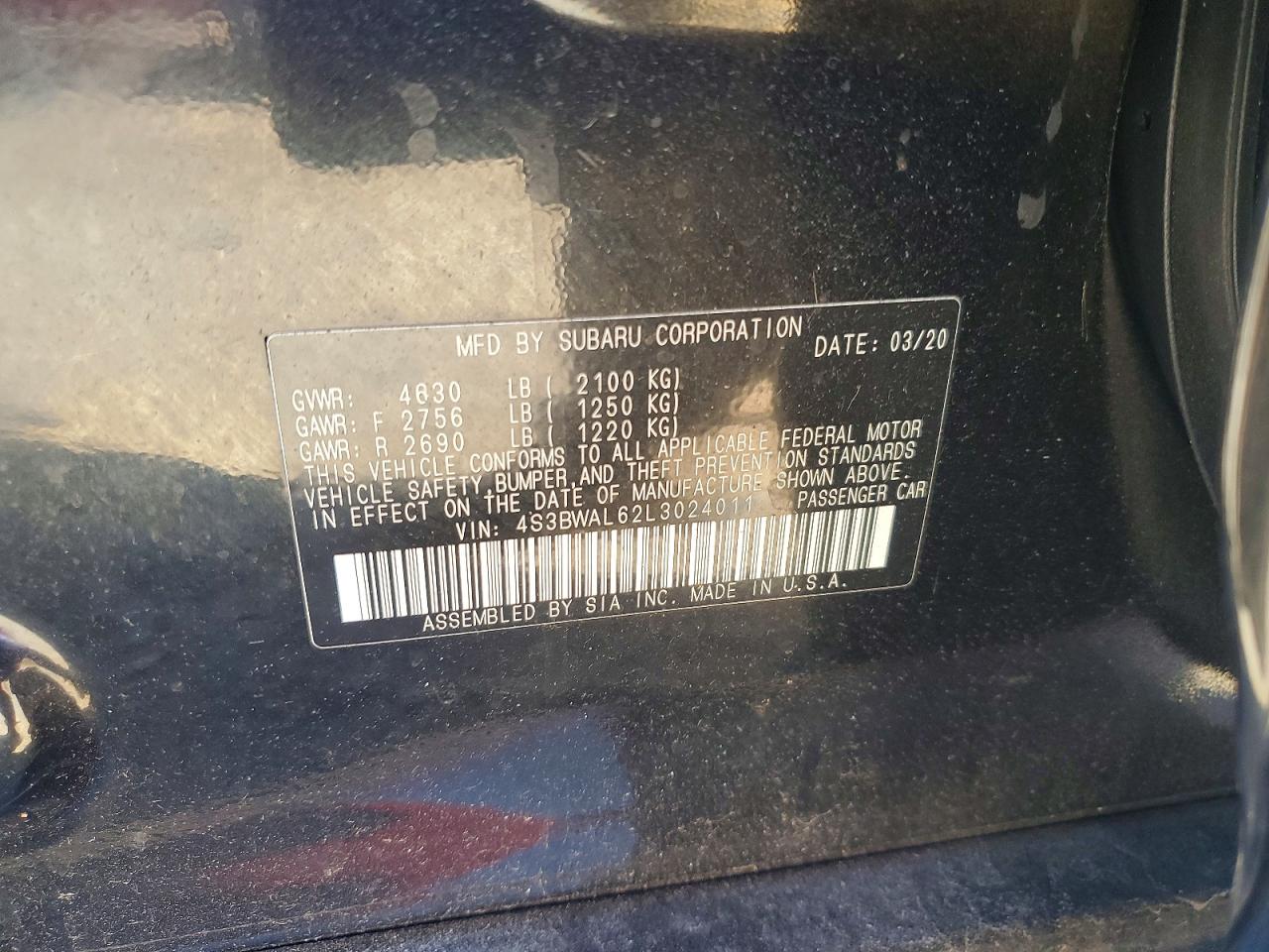 Subaru Legacy Limited