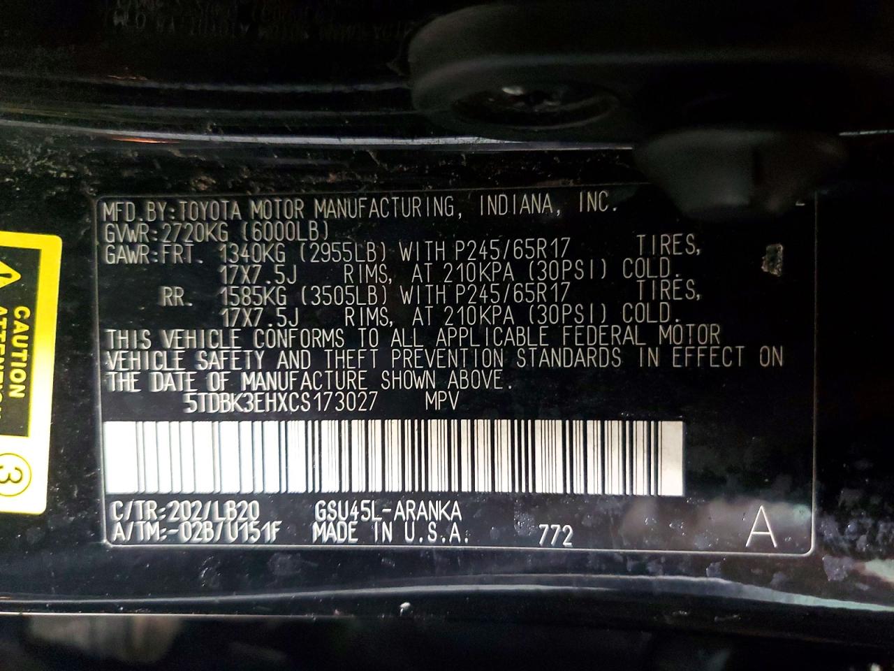 Toyota Highlander Se