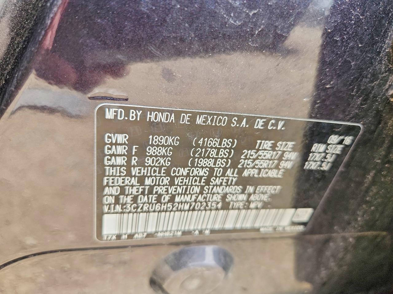 Honda HR-V Ex