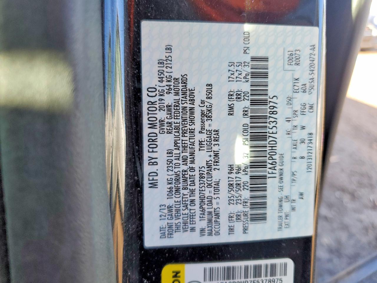 Ford Fusion Se