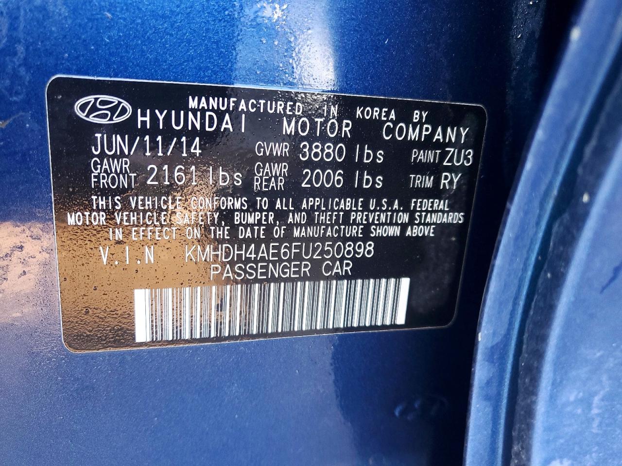 Hyundai ELANTRA Se
