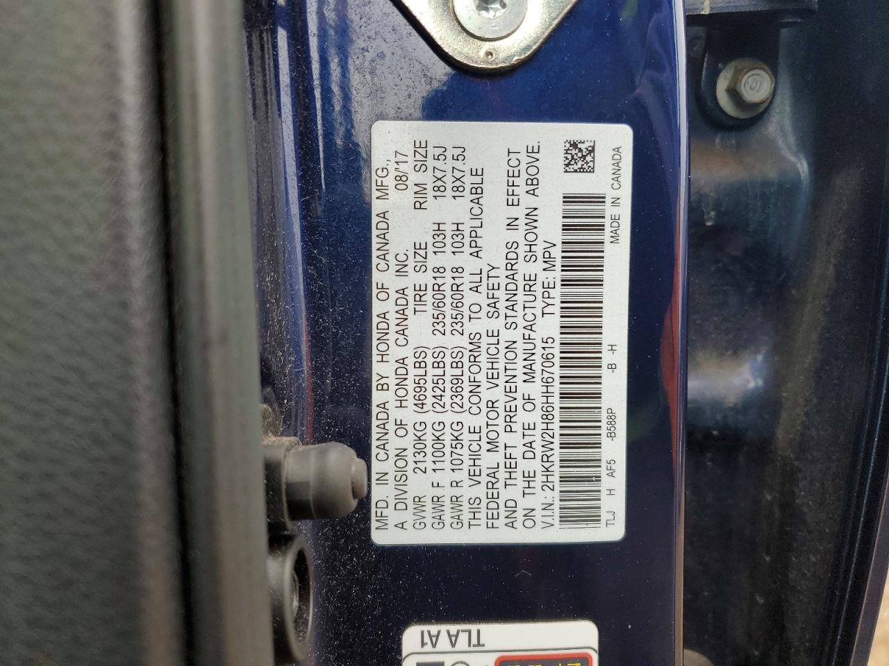 Honda Crv Exl