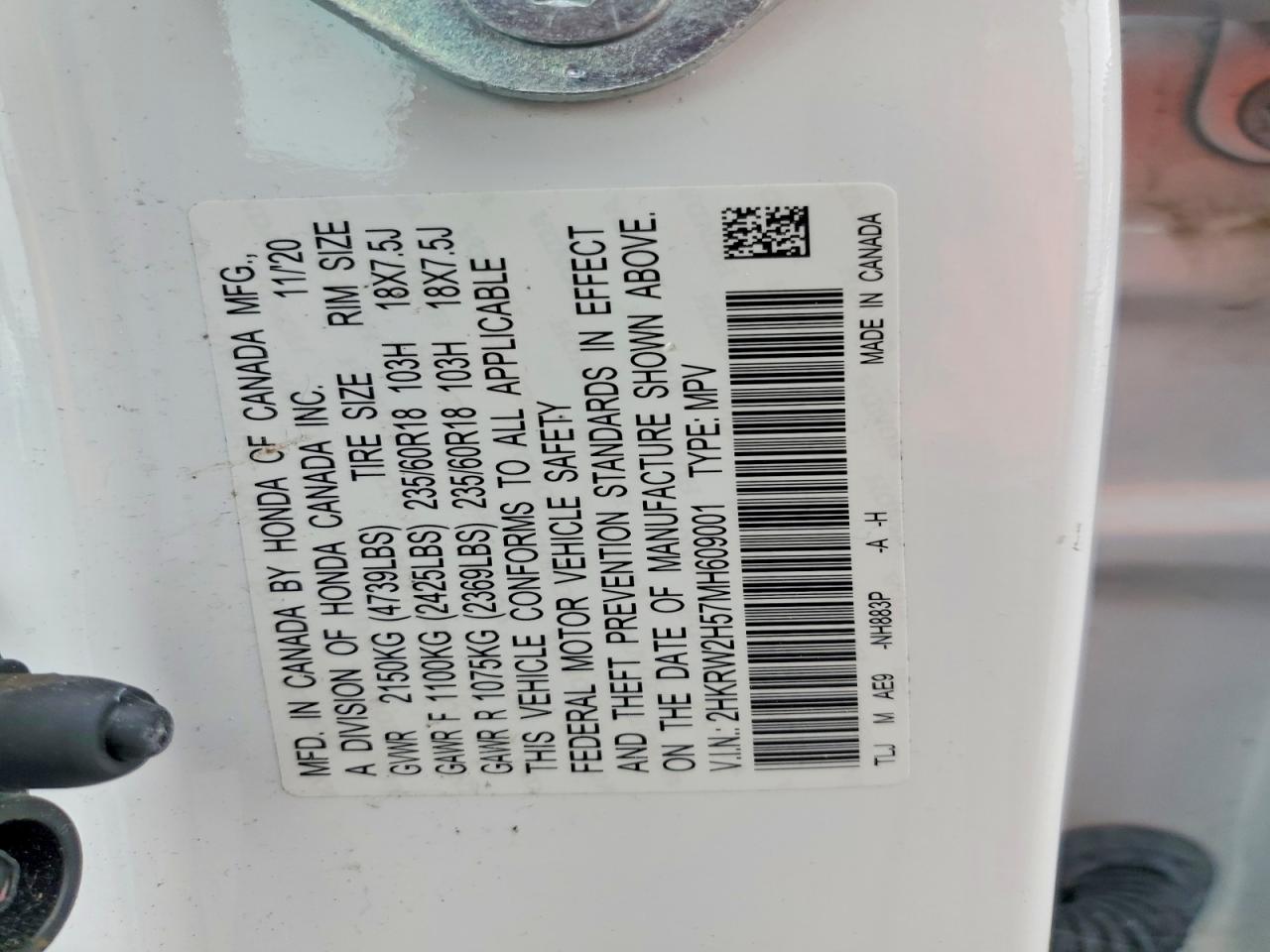 Honda Crv Ex